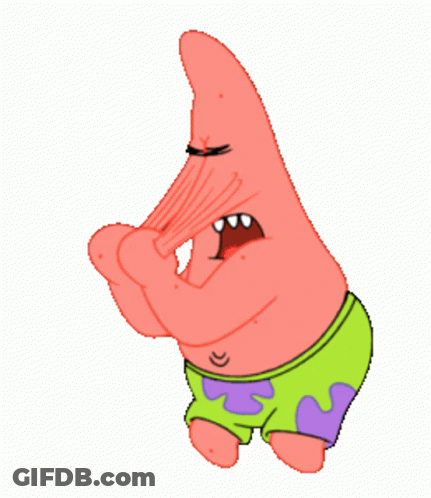 Patrick Star Long Nose GIF