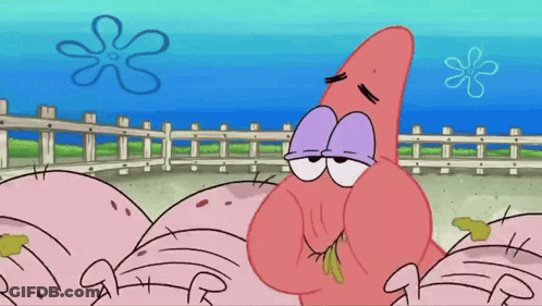 Patrick Star Looking At Something GIF