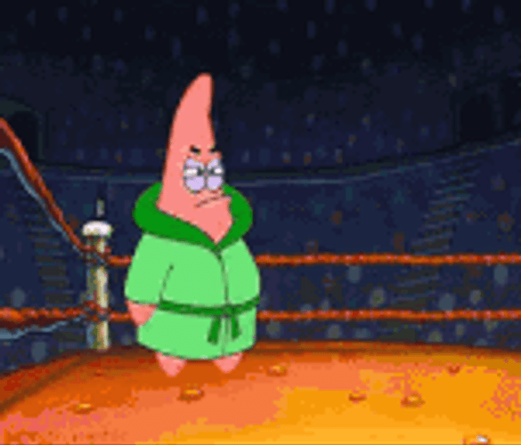 Patrick Star Ripped Muscle Man GIF