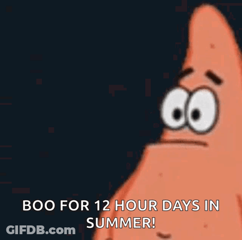 Patrick Star Saying Boo GIF