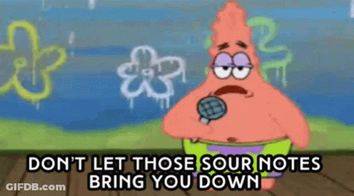 Patrick Star Singing Into Microphone GIF