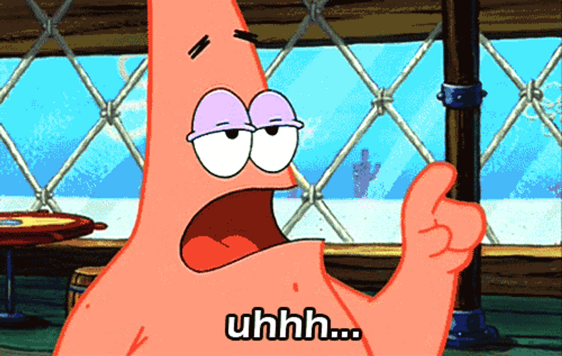 Patrick Star Sleepy And Hungry GIF
