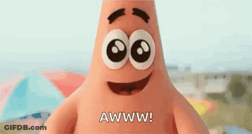 Patrick Star Smiling In Sunglasses Awww GIF