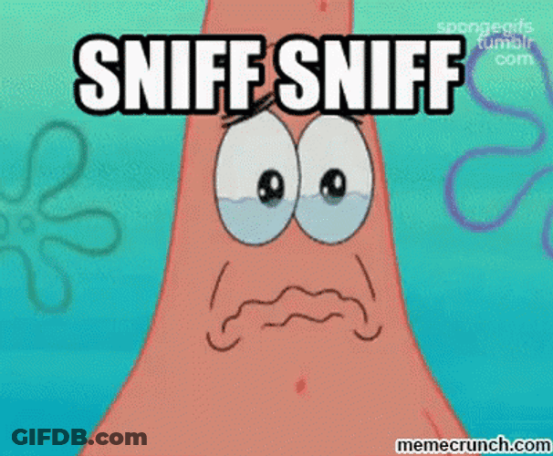 Patrick Star Sniff Sniff GIF