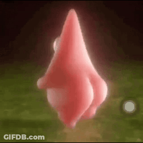 Patrick Star Walking On Grass GIF