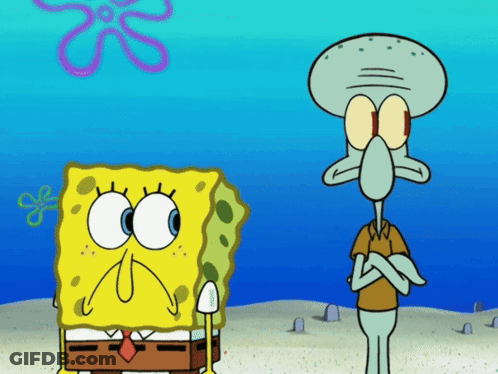 Patrick Star Wearing Fishnet Tights GIF