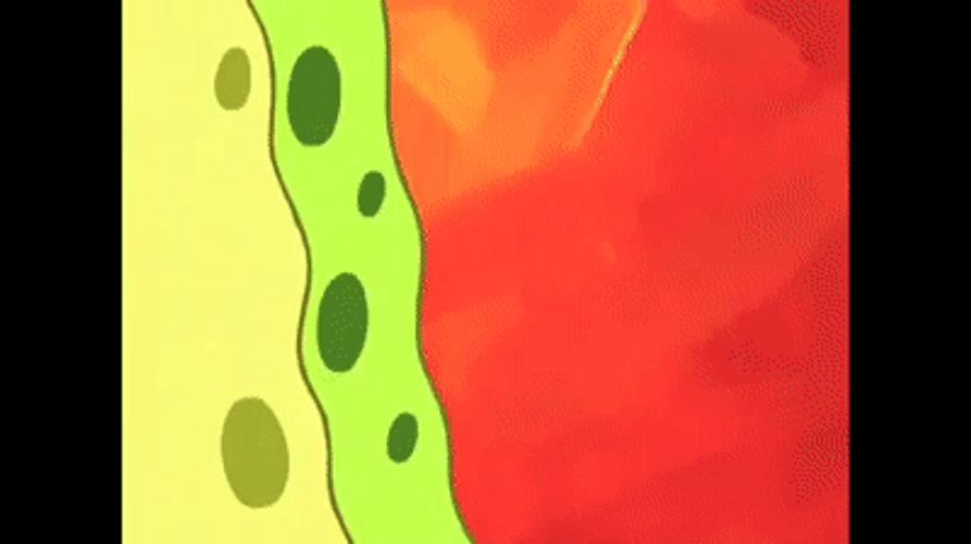Patrick Star Whispering To Spongebobs Ears GIF