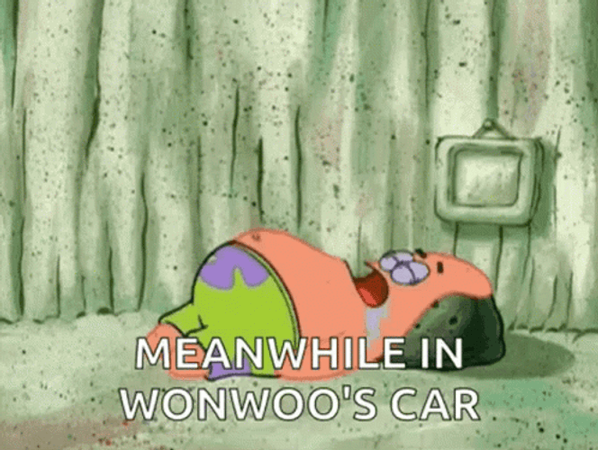 Patrick Starfish Sleeping Drooling GIF