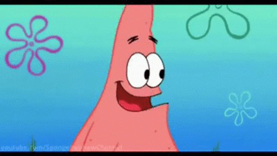 Patrick Start Twisted Head GIF