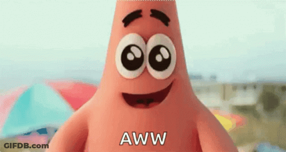 Patrick The Star Awww GIF