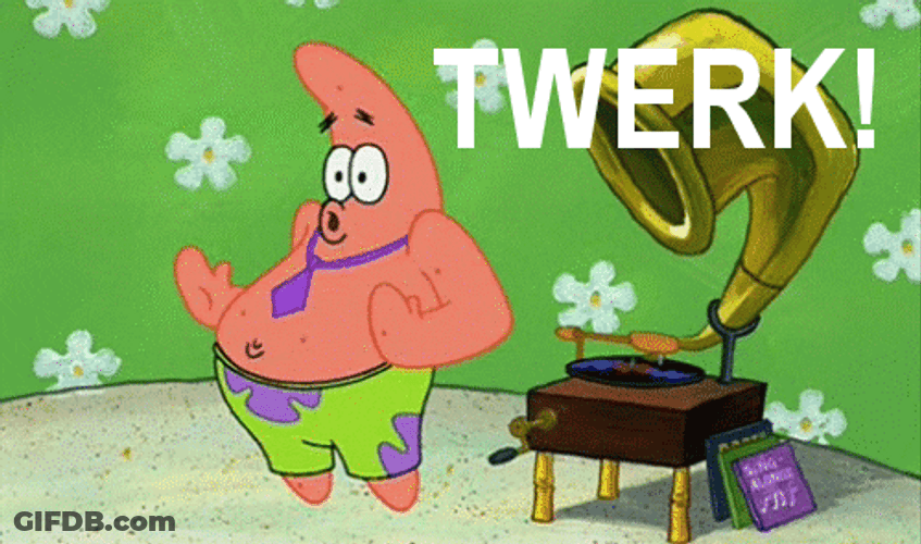 Patrick Vibrantly Twerking Among Us Meme GIF