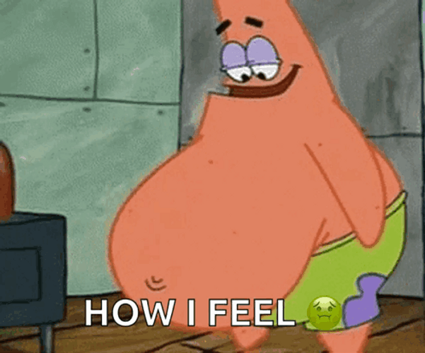 Patricks Tummy How I Feel GIF