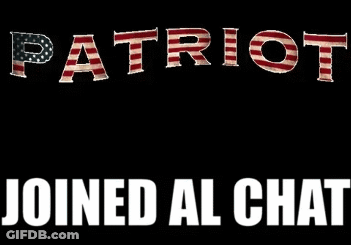 Patriot Joined The Chat GIF