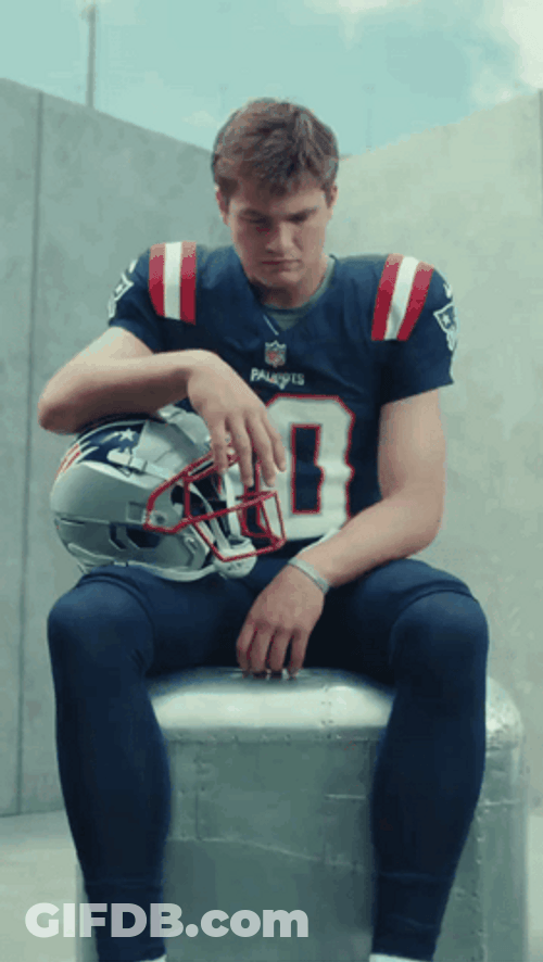 Patriots Drake Maye Modeling GIF