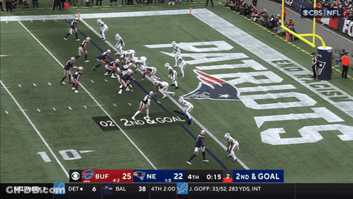 Patriots Football Game On CBS GIF