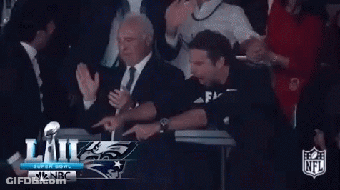 Patriots Football Game On Green Field GIF