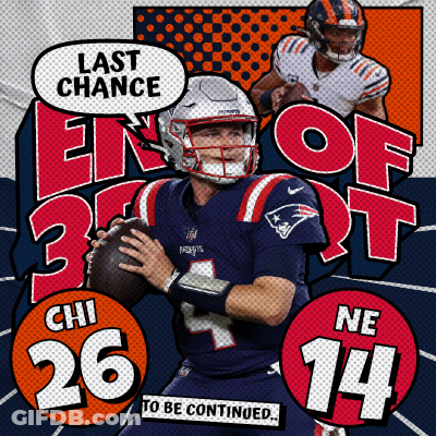 Patriots Football Player Holding Football GIF