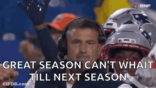 Patriots Helmet Man Great Season Can't What It GIF