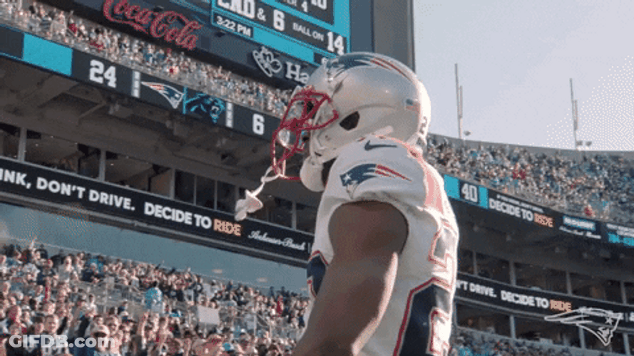 Patriots J.C Jackson Waving GIF