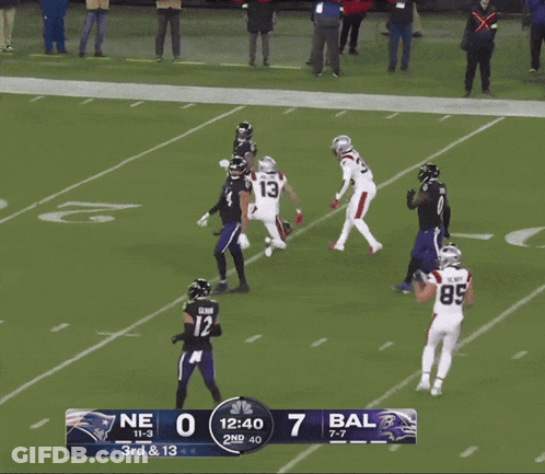 Patriots Player Celebrating Touchdown GIF
