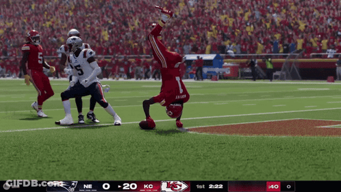 Patriots Vs Chiefs Football Game GIF