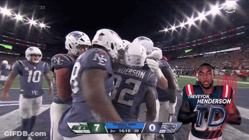 Patriots Vs Jets Football Game GIF