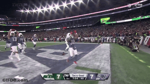 Patriots Vs Jets Football Game GIF