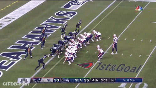 Patriots Vs Seahawks Football Game On NBC GIF