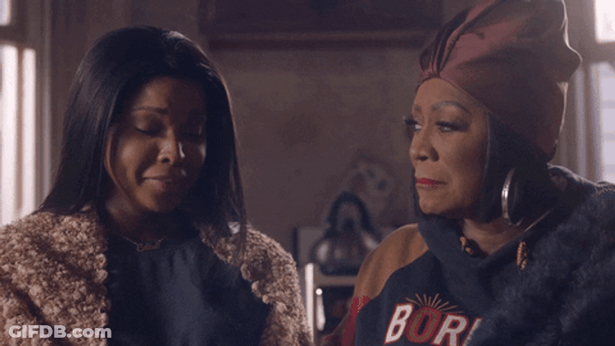 Patti Labelle Amiyah Scott Wiping Tears GIF