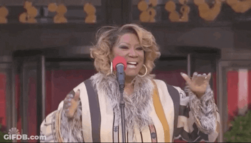 Patti Labelle Chill Singing GIF
