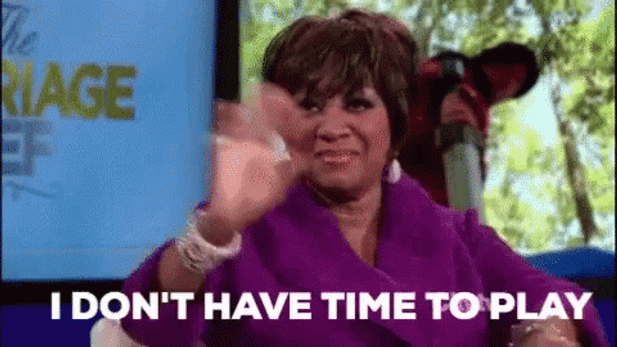 Patti Labelle Dont Have Time To Play GIF