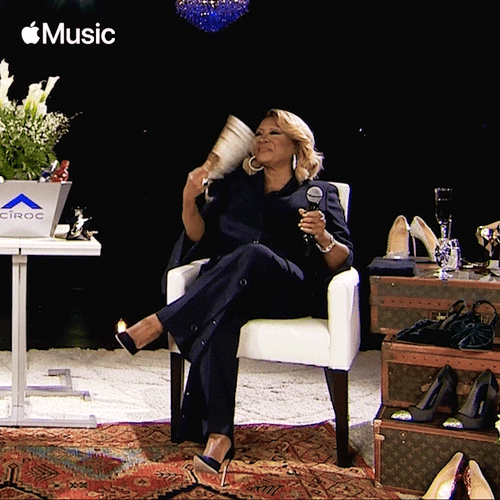 Patti Labelle Fanning Herself GIF