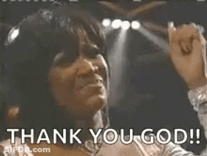 Patti Labelle Tearful Thank You God GIF