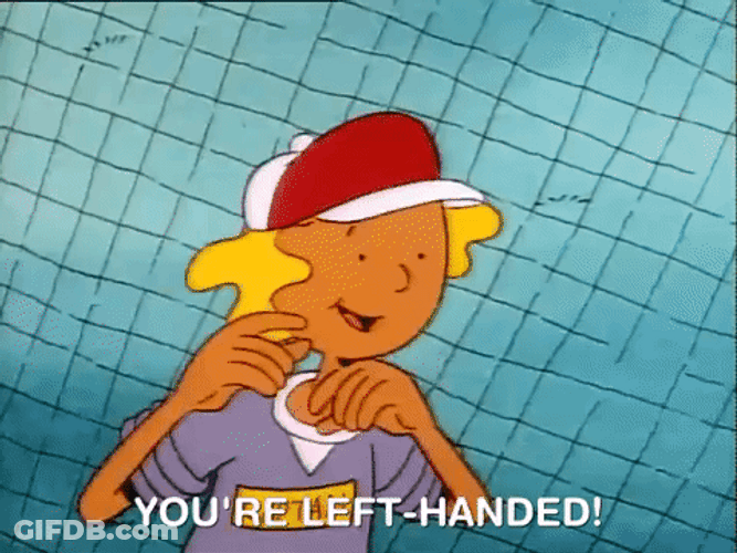 Patti Mayonnaise You're Not Left Handed GIF
