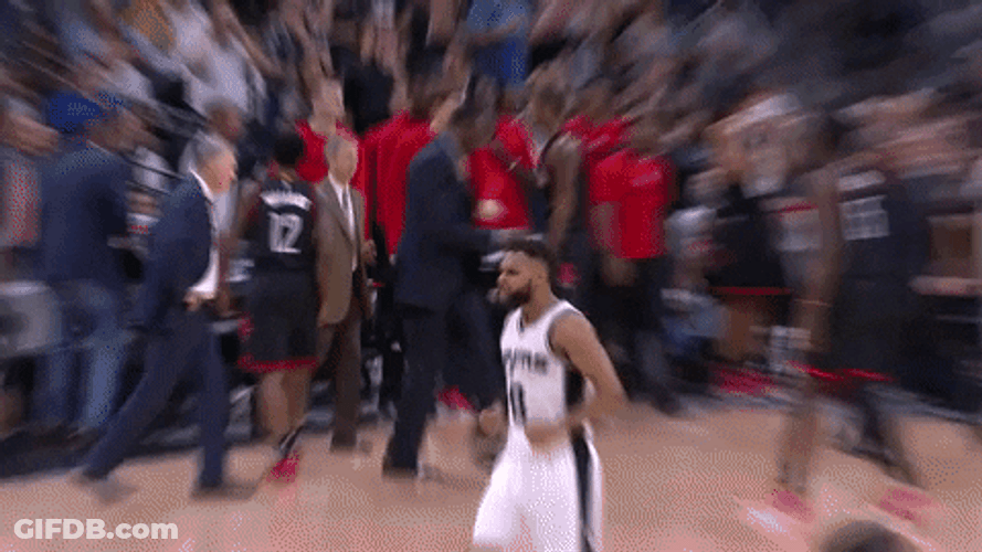 Patty Mills Fired Up Like Rocket GIF