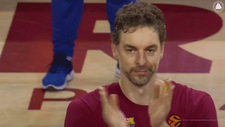 Pau Gasol Clapping GIF