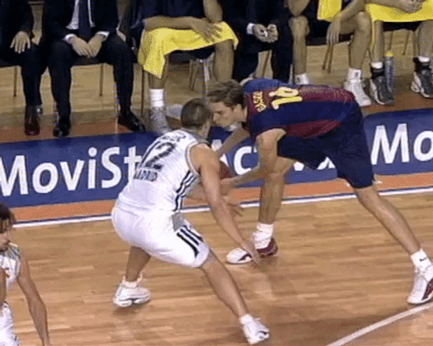 Pau Gasol Defense Dribble GIF