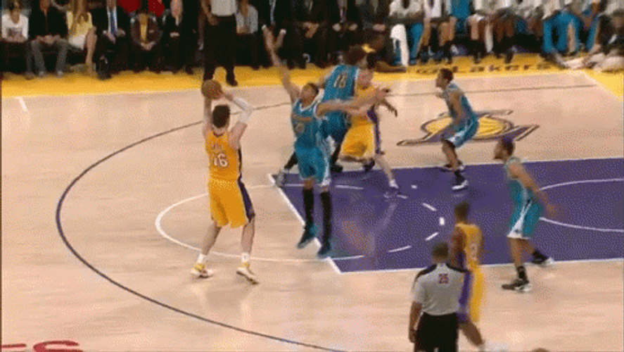 Pau Gasol & Kobe Dunk GIF
