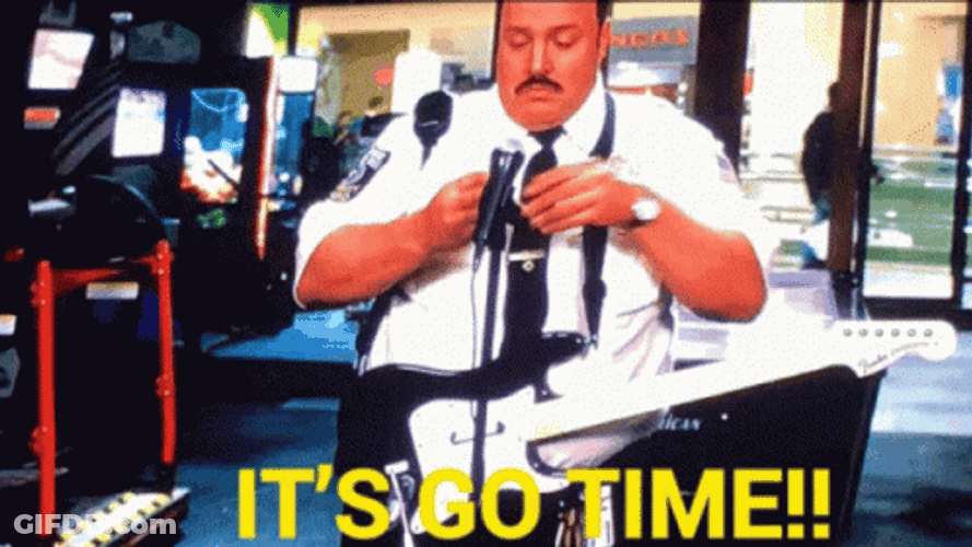 Paul Blart It's Go Time GIF