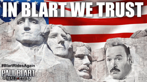 Paul Blart Mall Cop 2 Poster With US Presidents GIF