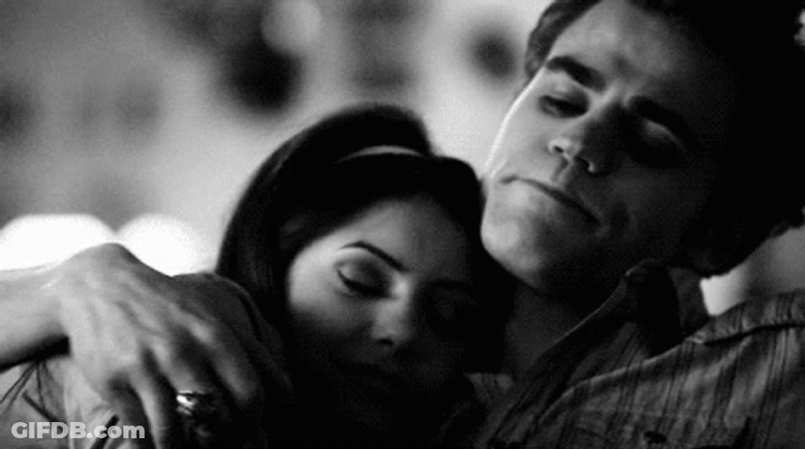 Paul Caring Cuddles To Elena Vampire Diaries GIF