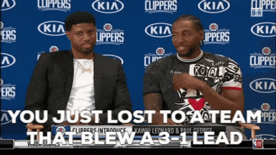 Paul George And Kawhi Leonard GIF