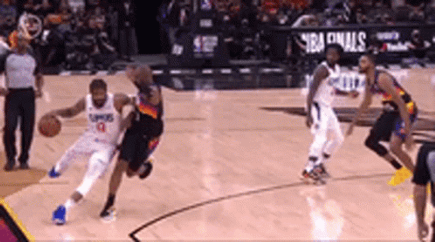 Paul George Ankle Breaker Chris Paul GIF