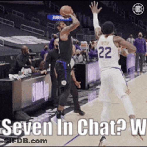 Paul George Seven In Chat GIF