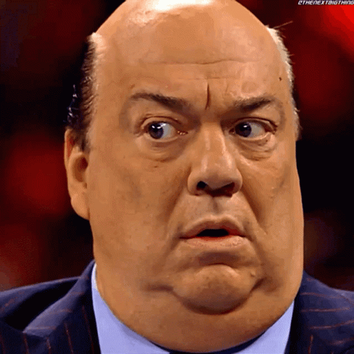Paul Heyman Rolling Eyes GIF