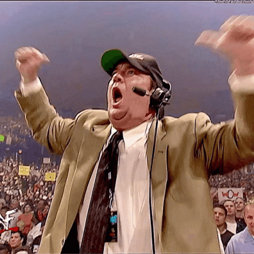 Paul Heyman Screaming GIF