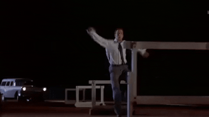 Paul Newman Cat On Hot Hurdle GIF
