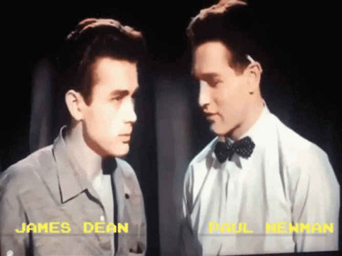 Paul Newman James Dean GIF