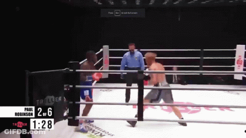 Paul Robinson Boxing Match GIF