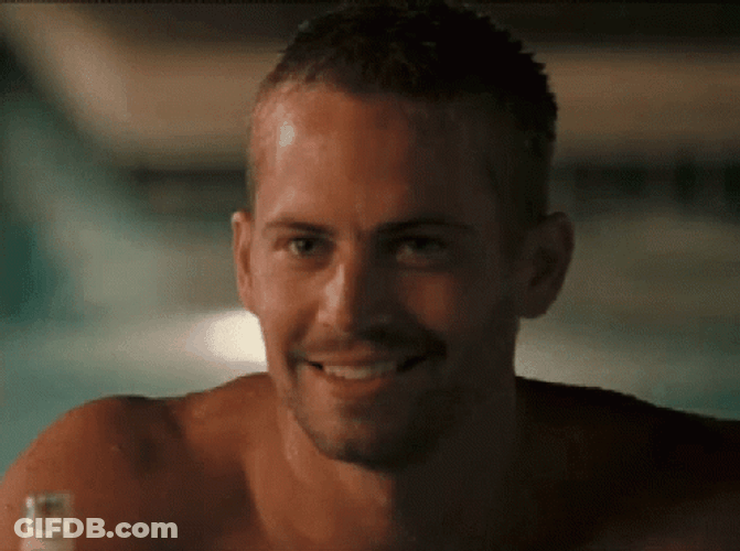 Paul Walker All Wet GIF